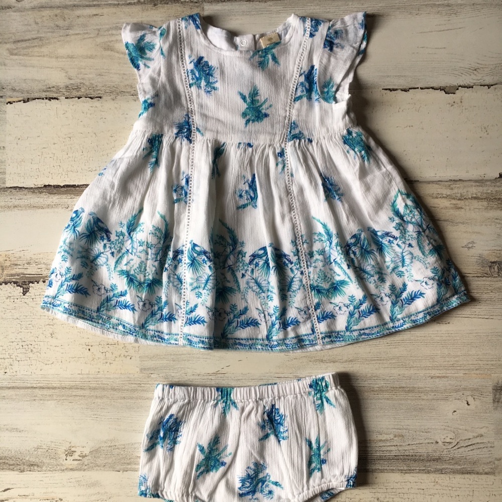 Tucker + Tate Dress and Bloomers 3-6 Months